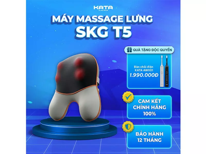 Máy massage đến từ thương hiệu SKG by KATA nổi tiếng nhất thị trường