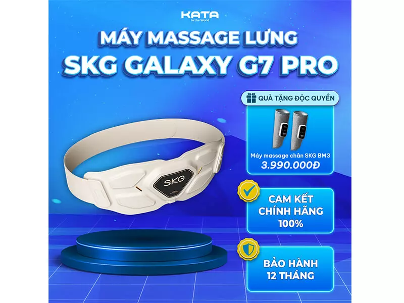 Đai massage lưng SKG Galaxy G7 Pro