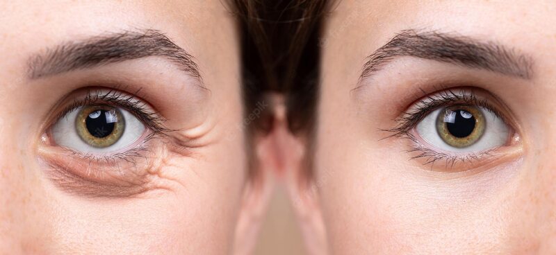 Nếp nhăn vùng mắt luôn là một trong những dấu hiệu lão hoá khiến đông đảo chị em cảm thấy lo lắng