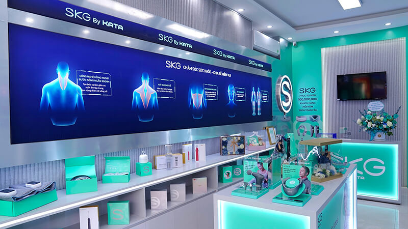 Không gian trưng bày bên trong brand shop KATA Technology