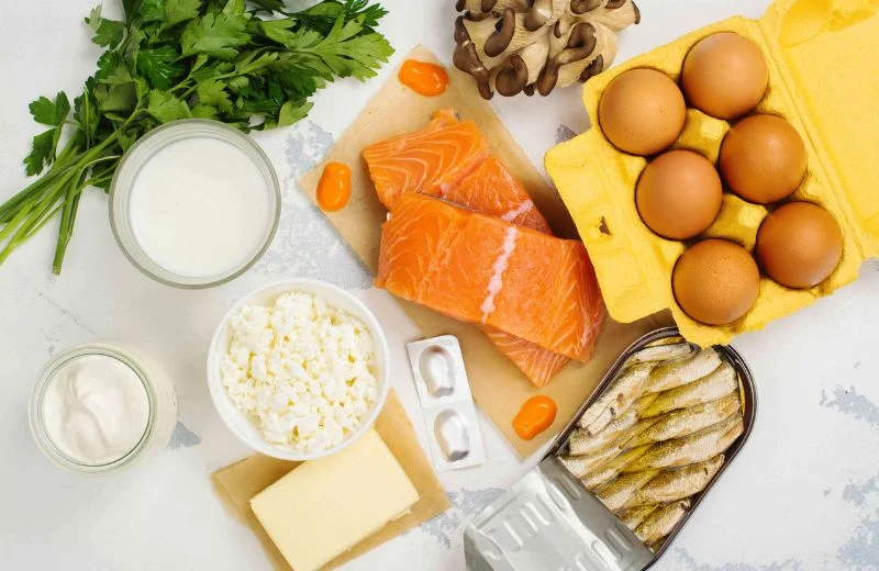 Canxi và vitamin D có trong nhiều loại thực phẩm khác nhau