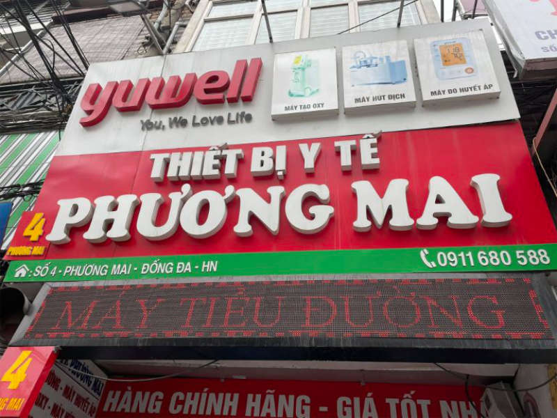 Mua cân sức khỏe tại thiết bị y tế Phương Mai Hà Nội