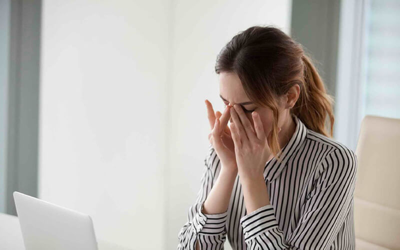 Chứng lo âu dẫn đến ccăng thẳng đau đầu