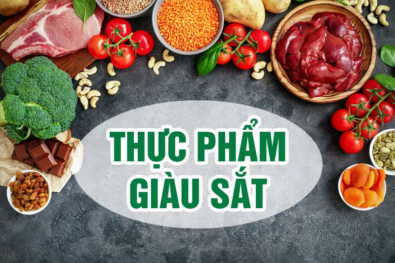 Tổng hợp những thực phẩm giàu sắt cho người thiếu máu tốt nhất