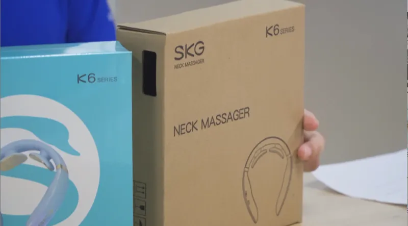 Trên tay máy massage cổ SKG K6E giá siêu rẻ mà cực trendy 