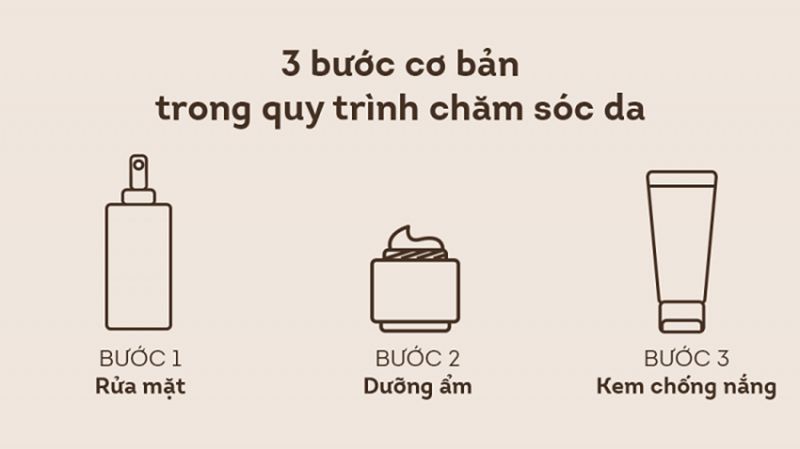 3 bước skincare tối giản