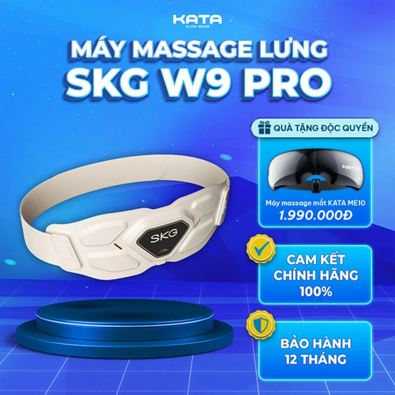 Máy massage xung điện kép SKG W9 Pro