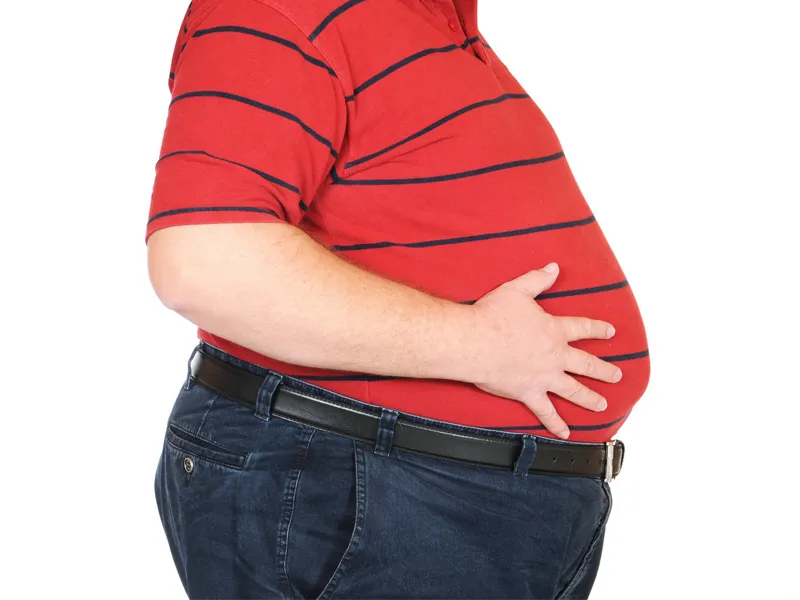 Tình trạng thừa cân béo phì làm cột sống gánh trọng lượng nhiều hơn.